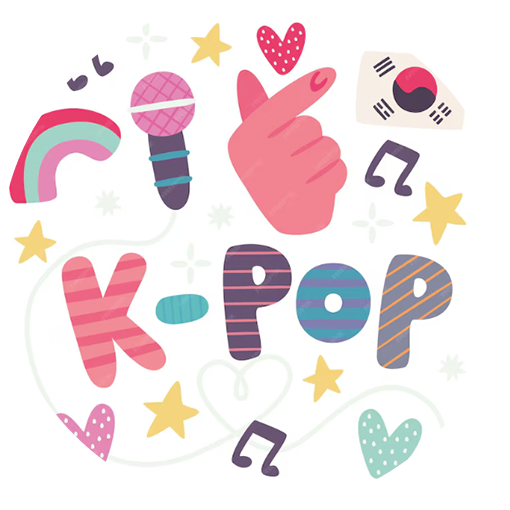 Musiknoten von K-Pop-Noten
