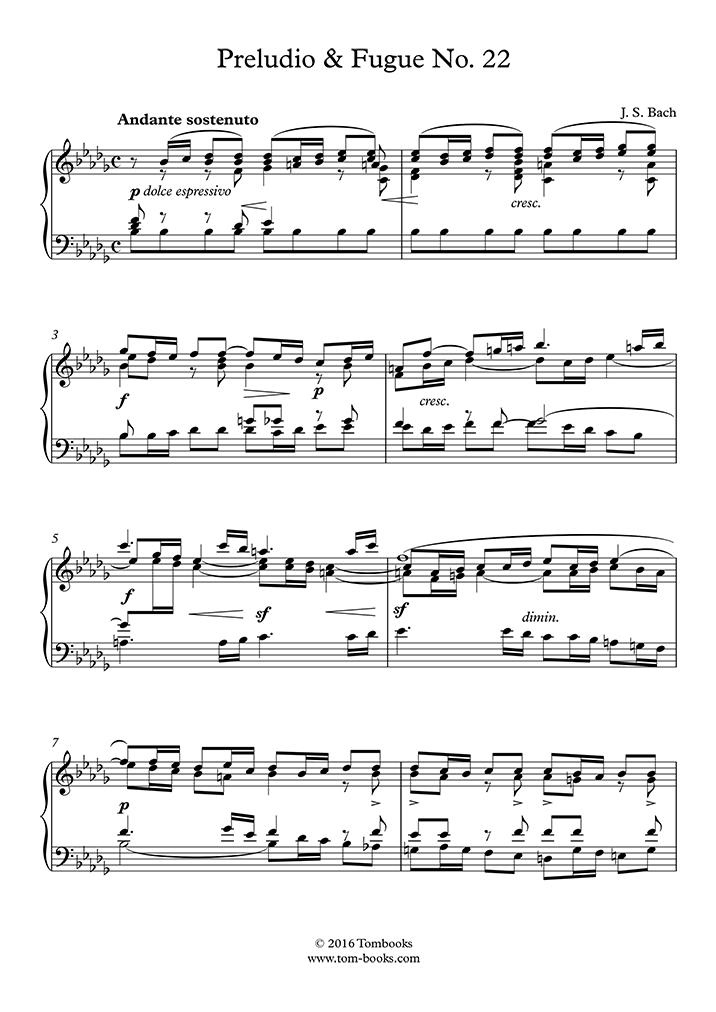 bach prelude and fugue e flat minor