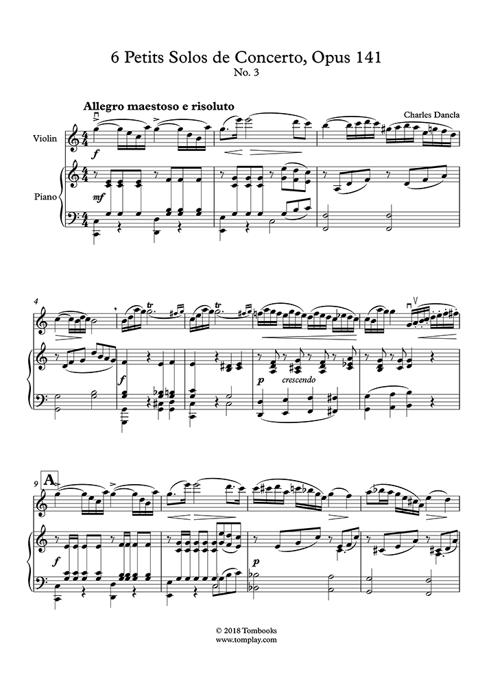 Petit solo N.3 concerto op.141