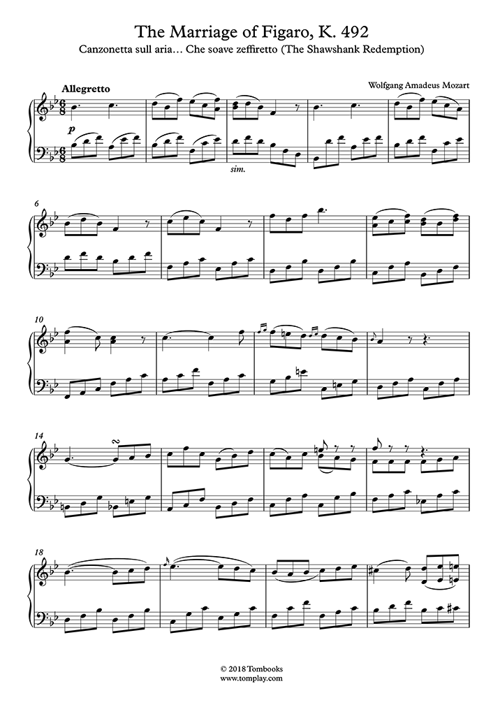 Canzonetta Sull Aria By Mozart Mp3 Download