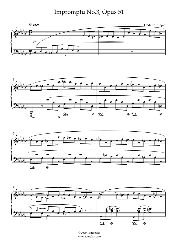 clara schumann impromptu in g flat major sheet music